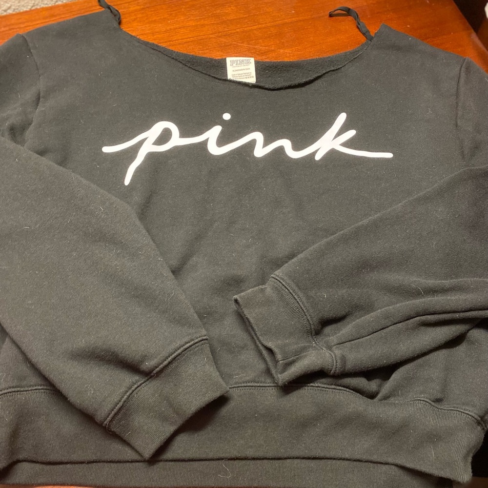 PINK black off shoulder